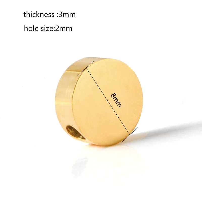 5 шт. бусины из нержавеющей стали для изготовления ювелирных изделий | Украшения и