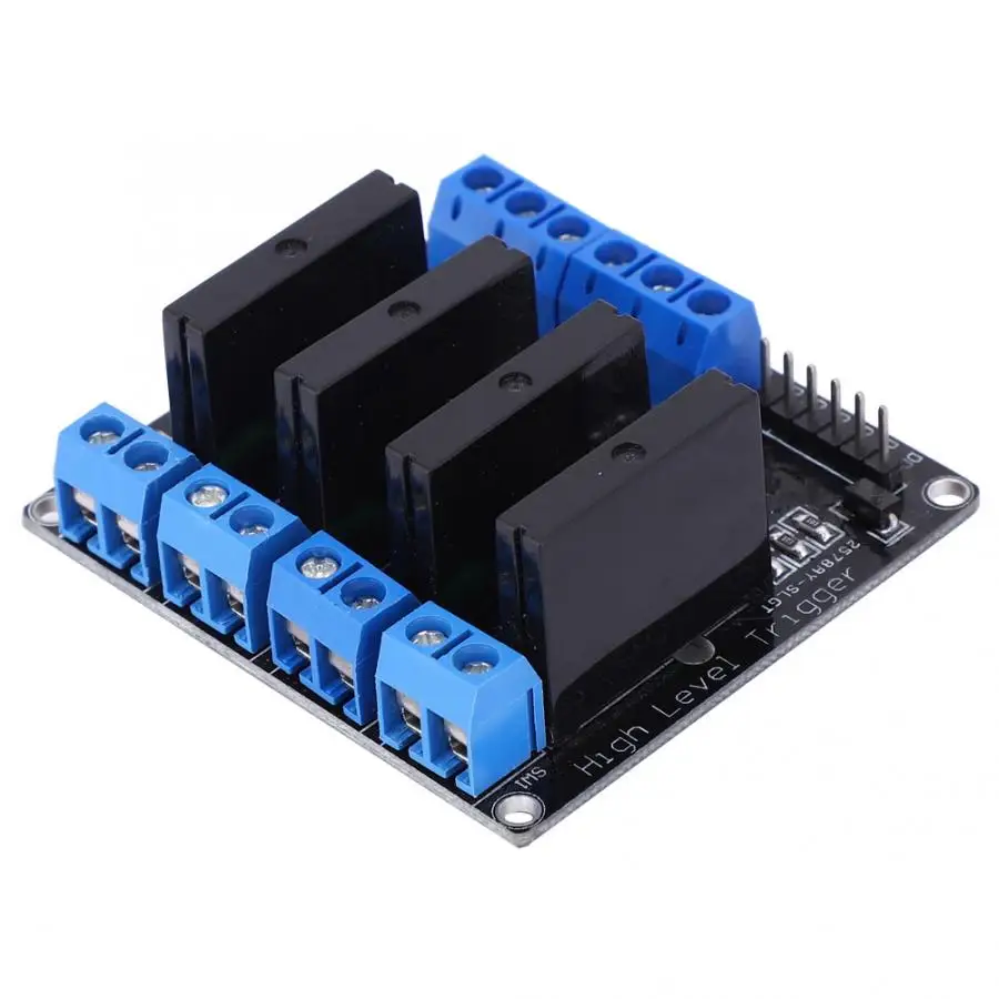 Твердотельный релейный модуль 4 Канальный Релейный Модуль 5 В низкоуровневый