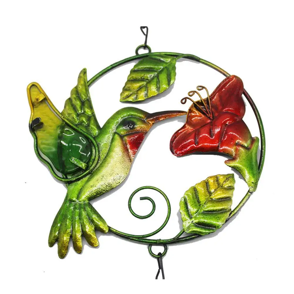 

Handmade Humming Bird Wind Chime Wall Window Door Wind Hanging Campanula Dragonfly Ornaments Bell Decoration Home Crafts Vi I1G0