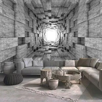 custom self adhesive wallpaper 3d cement space expansion photo wall murals living room tv sofa bedroom background home d%c3%a9cor