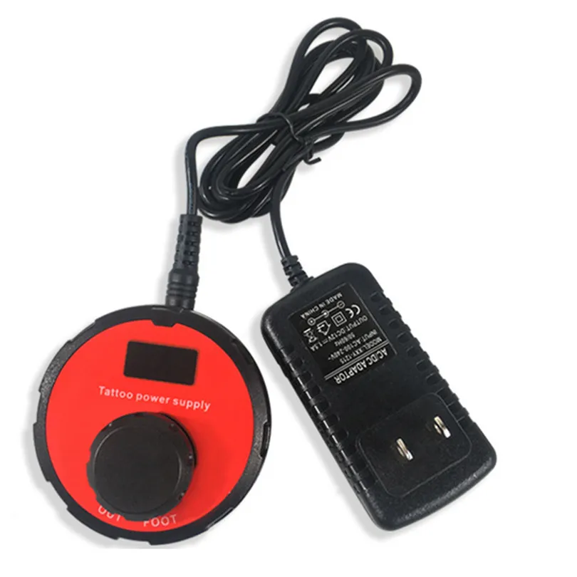 Профессиональный 1 шт. цифровой ЖК-дисплей экран татуировки питания разъем