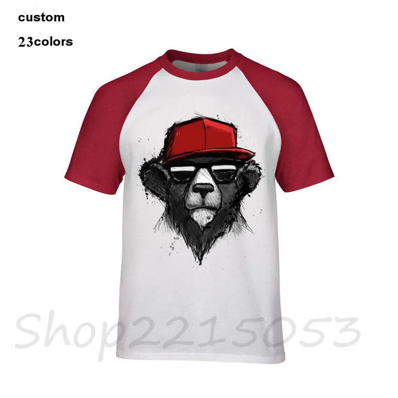 Лидер продаж 2020 оптовая продажа уличная одежда с надписью Dope Bear мужские футболки