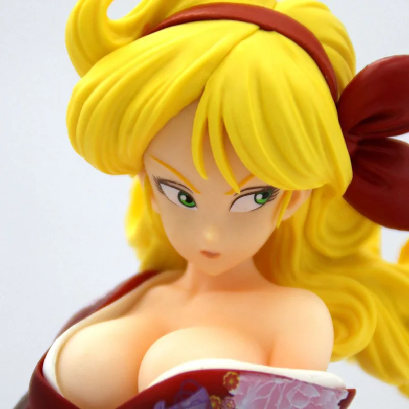 1/6 масштаб Dragon Ball Z блеск гламуры Android 18 красное кимоно на коленях ver Смола GK модель фигурка коллекция аниме фигурки