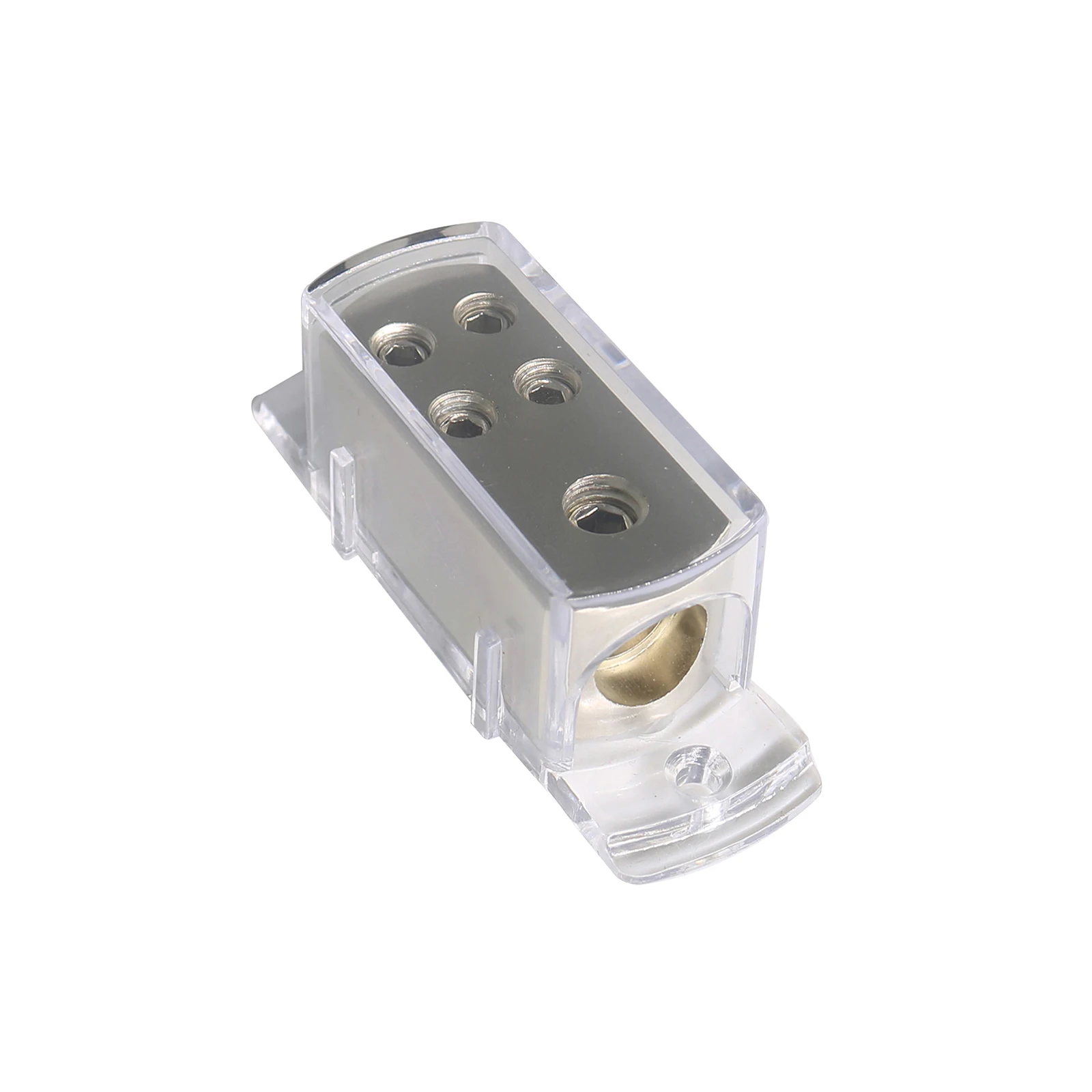 

Sturdy 4-way Grounding Splitter Connector Car Audio Solar Amp Power Ground Cable Splitter Distribution Block for car