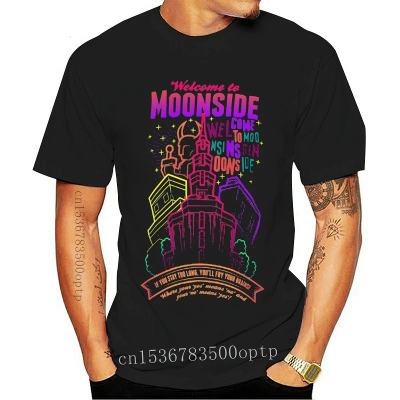 

Welcome to Moonside T Shirt moonside fourside earthbound mother 2 snes video game fanart ness