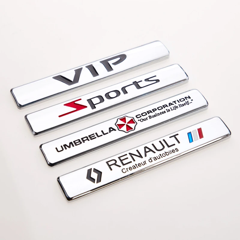 

Suitable for Volkswagen Peugeot Skoda Kia Ford Suzuki Chery Audi BMW Hyundai Renault side standard leaf metal car sticker