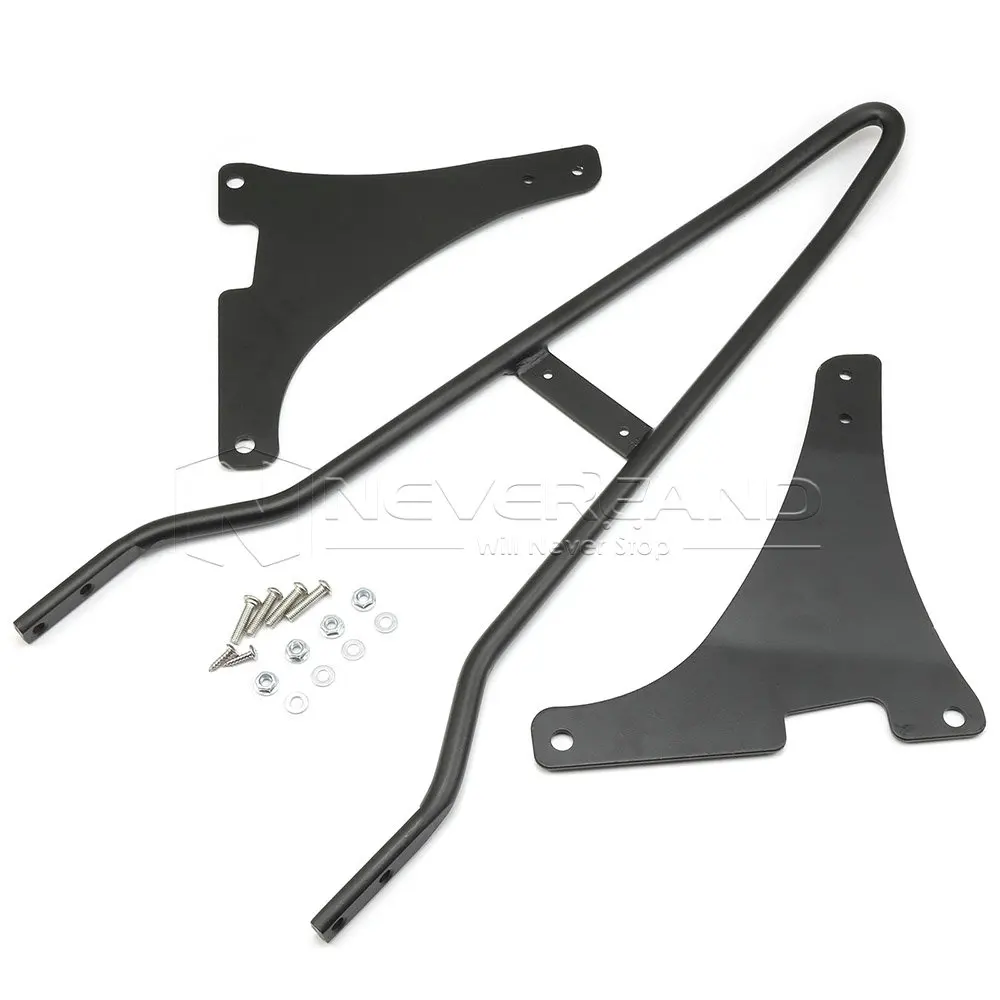 Черный сидси бар мотоцикла спинки для Harley Sportster XL железа 883 1200 XL883C R XL1200R C XLH883 2004- D40