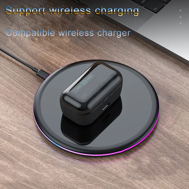 3000 мАч Power Bank True беспроводные Bluetooth наушники с шумоподавлением Беспроводные