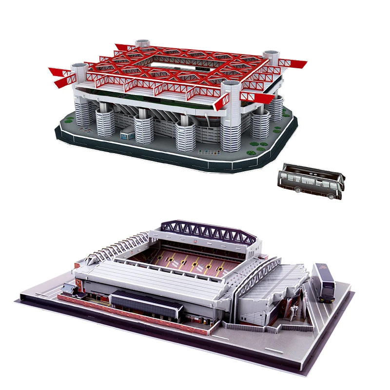 3D головоломка для футбольного поля модель известного Сборная детская сделай сам