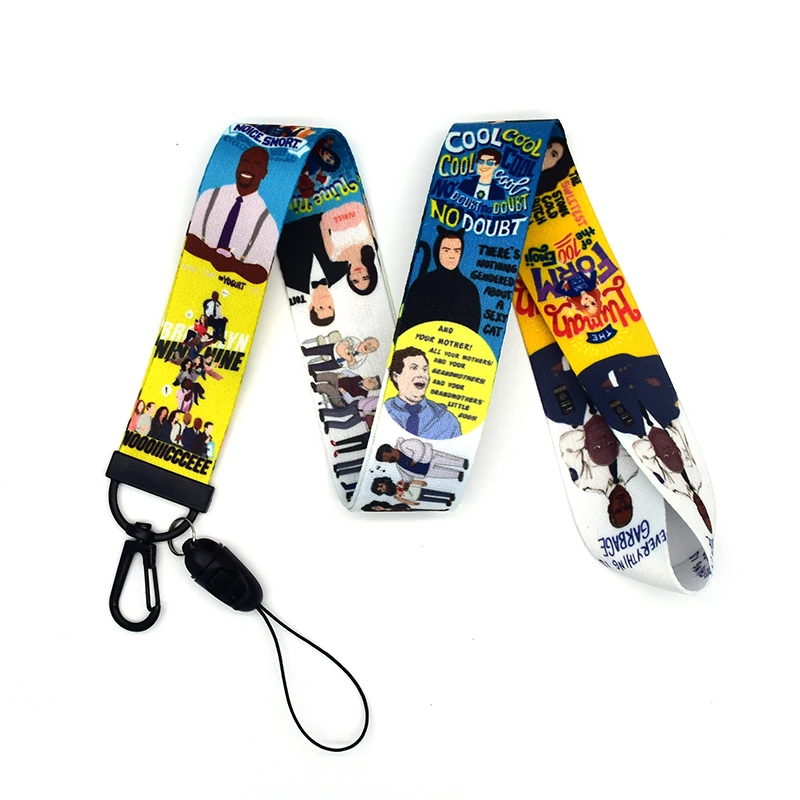 30 шт./лот Бруклин девять-девять шнурок акварель ремешки чехол для телефона ТВ шоу