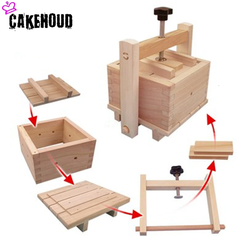 Набор форм для домашнего приготовления CAKEHOUD деревянная форма сыра ткань сои