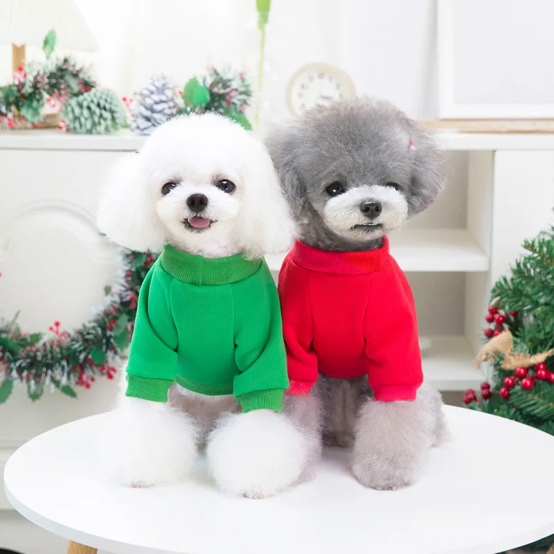 

Christmas Winter Pet Dog Hoodie Clothes for Medium Small Dogs,Fleece Warm Hooded Jacket Sweatshirt Teddy Dog Coat Clothing