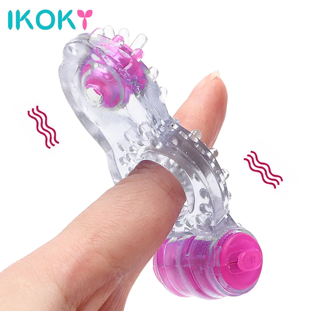 IKOKY мужской вибрационное кольцо взрослые товары Секс игрушки для Для мужчин