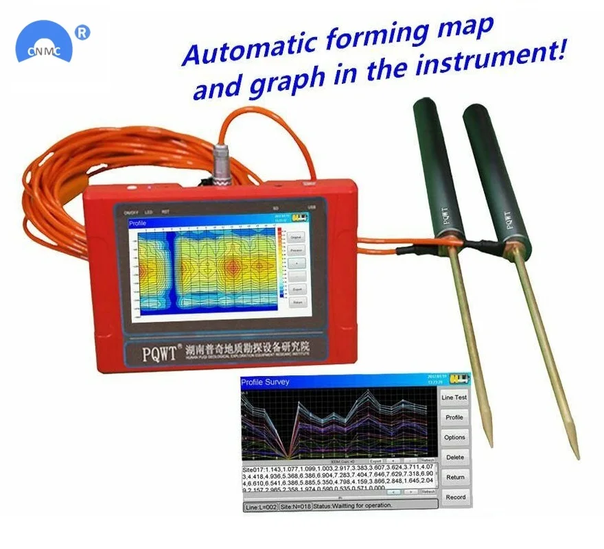 TC150 Портативный Подземных Вод Finder шахты локатор корпус водяного пара|Детали и