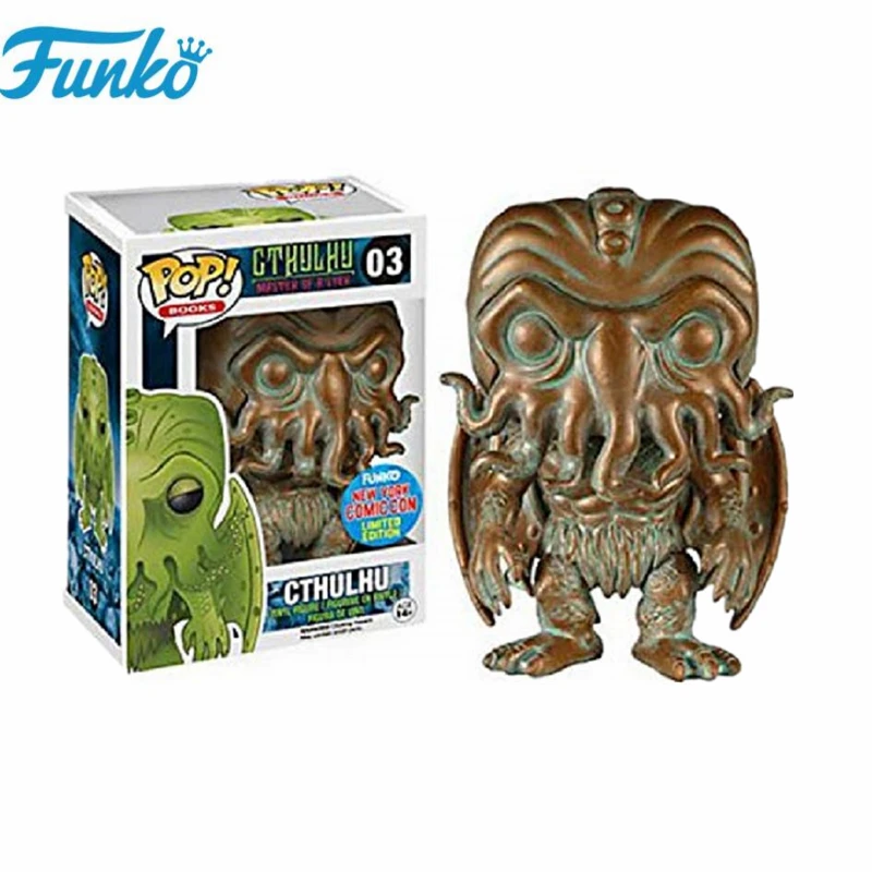 Y-Coppery Funko DC The Batman, который смеется, Hellboy The Call of Cthulhu, фигурка, игрушки, коллекция, виниловая модель, рождественский подарок для детей на день рождения - Цвет: Y-Coppery
