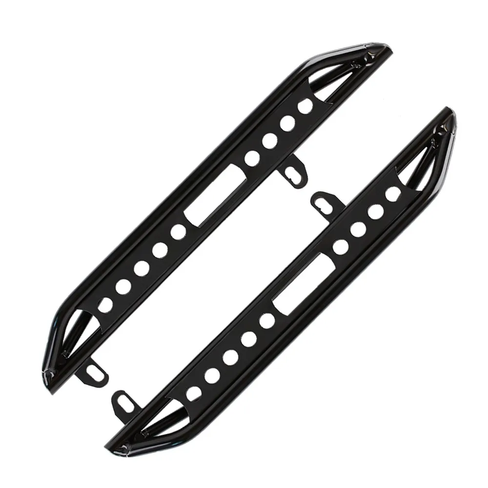 Металлическая боковая педаль L + R для радиоуправляемого автомобиля, Ширина 20 мм, 1/10, запасные части для Axial SCX10 III AX103007, сделай сам