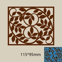 metal cutting dies twine branches frame new for decor card diy scrapbooking stencil paper album template dies 11595 mm