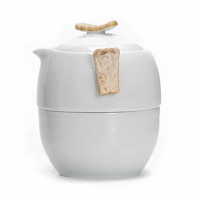 Винтажный дорожный чайный набор керамические портативные чайные принадлежности