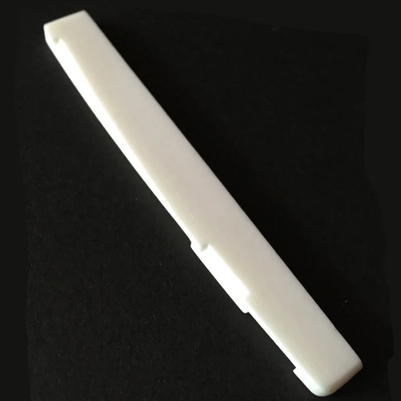 10 шт. Акустическая гитара из настоящего чистого Кость нижний порожек гайка с