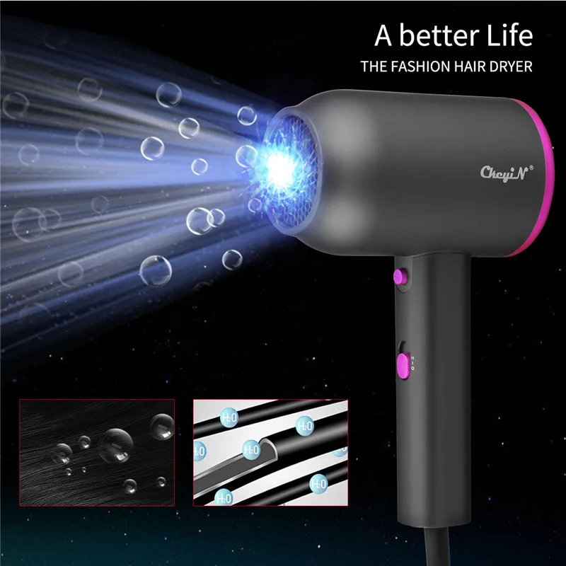 Профессиональный салон фен для волос горячий и холодный ветер отрицательный