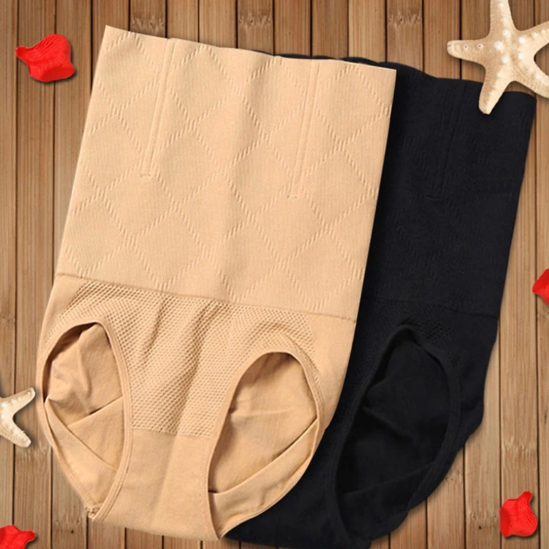 Для женщин Высокая Талия Корректирующее белье бесшовные пластика Управление