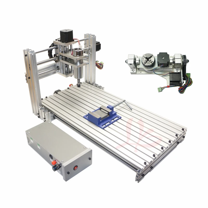 Фрезерный станок с ЧПУ 5 осей деревообрабатывающий 3 оси 4 CNC 6030 Гравировальный