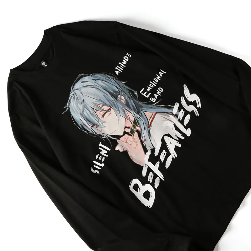 

Japanese Streetwear T Shirt Men Long Sleeve Manga Anime Printed Autumn Oversized Hip Hop Women Harajuku Korean Fashion Tshirt