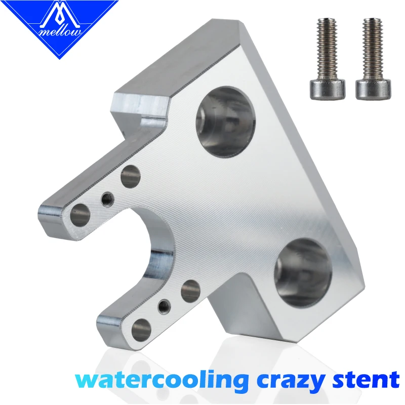 Mellow 3D Printer Parts Crazy Heat Block To W-DDG Water Cooled Extruder For One-Hand Nozzle Change 1.75 MM Ender 3 Cr-10 PRO Mellow 3D Printer Parts Crazy Heat Block To W-DDG Water Cooled Extruder For One-Hand Nozzle Change 1.75 MM Ender 3 Cr-10 PRO