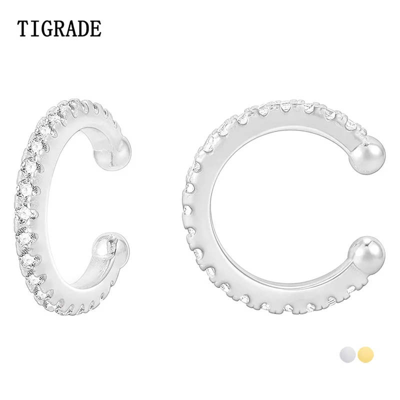 

Серьги и манжеты TIGRADE, искусственная кожа, потрясающие серьги, клипса на хрящевую ткань
