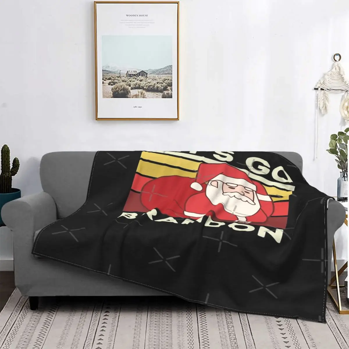 

Let's Go-manta térmica de felpa para el hogar, colcha de cama a cuadros, sofá, cama, Anime, textil de lujo, 1 ud.