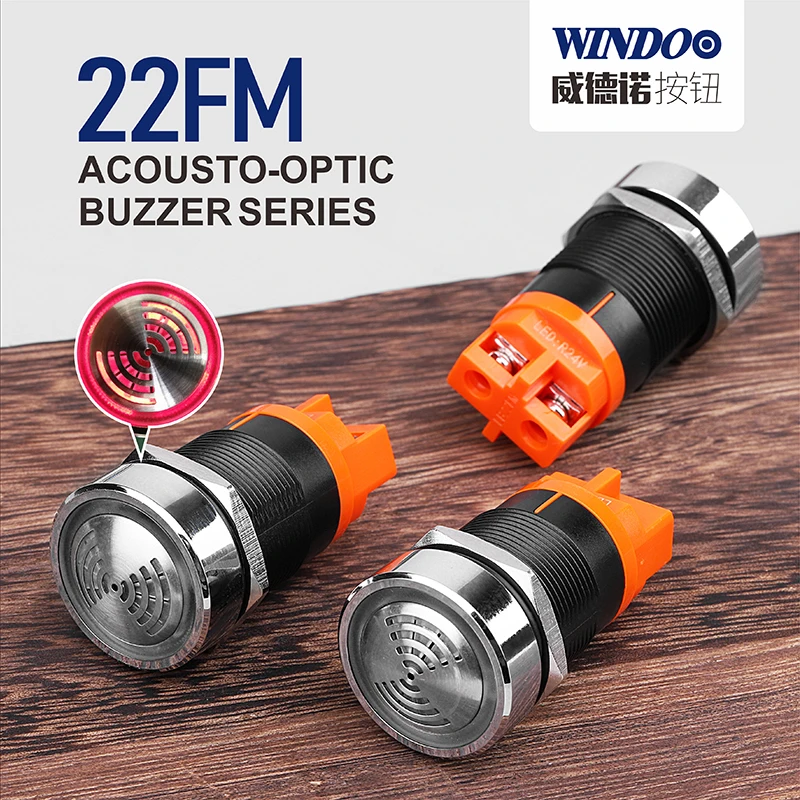 СВЕТОДИОДНЫЙ световой индикатор тревоги WINDOO металлический сигнальный сигнал 12 в