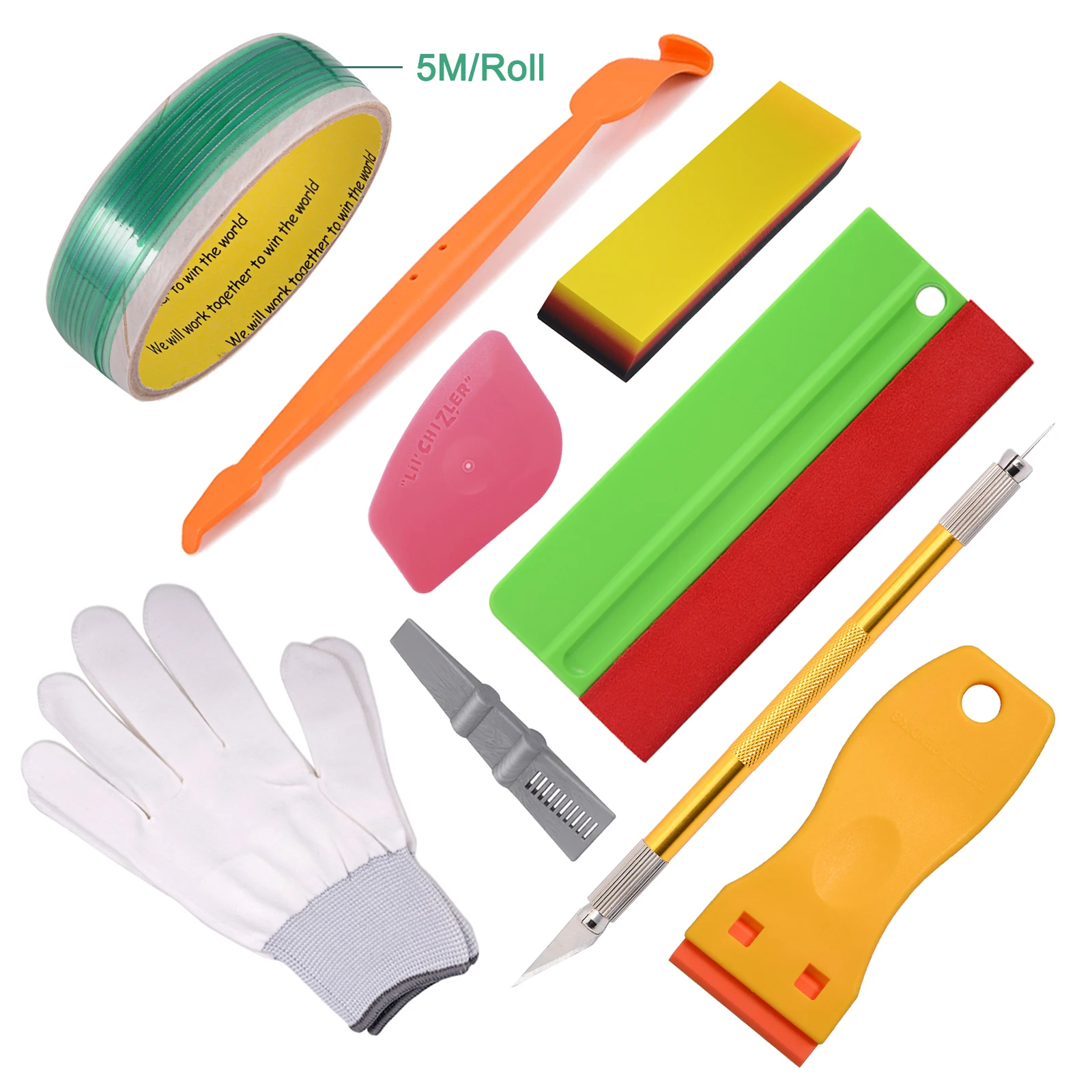 Скребок для обмотки автомобиля EHDIS инструмент виниловой пленки наклейка режущая