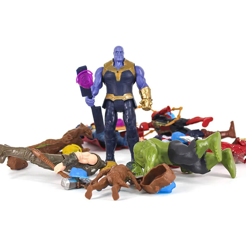Фигурка героя Marvel Мстители куклы Халк Железный человек Человек паук звезда