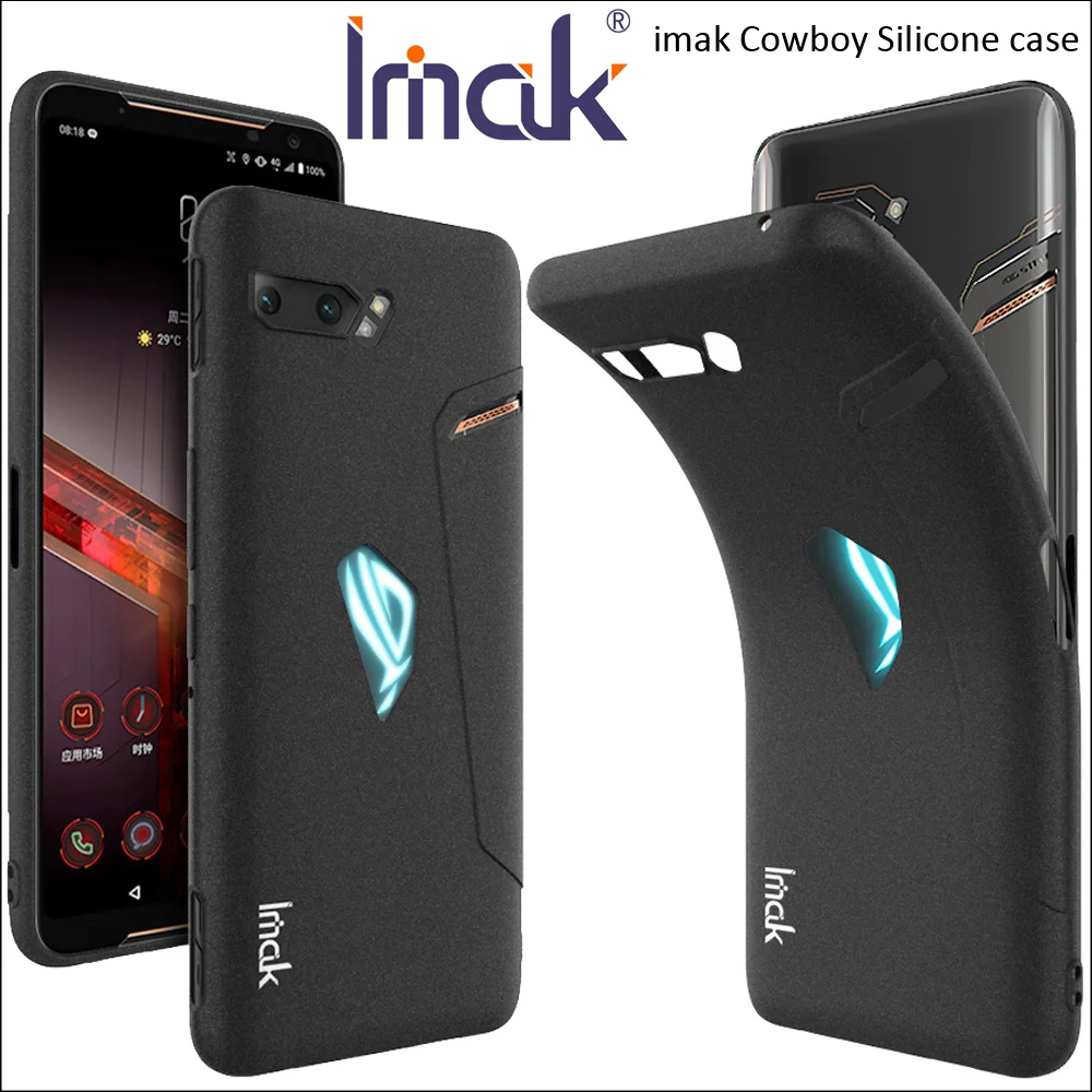 Imak ковбойский чехол для Asus ROG Phone2 II ZS660KL матовый мягкий силиконовый защитный из