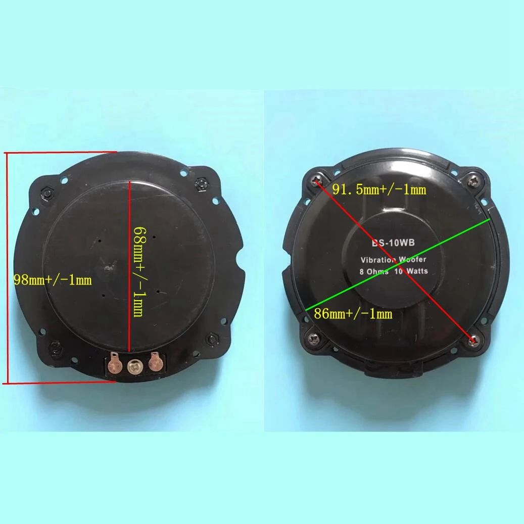 Небольшой тактильный Преобразователь мини басовый шейкер бас Вибрационный