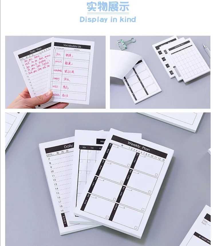 Записная книжка caderno memo pad notes to do list еженедельник zeszyty szkolne libreta sticky papeleria notas adhesivas canceleria