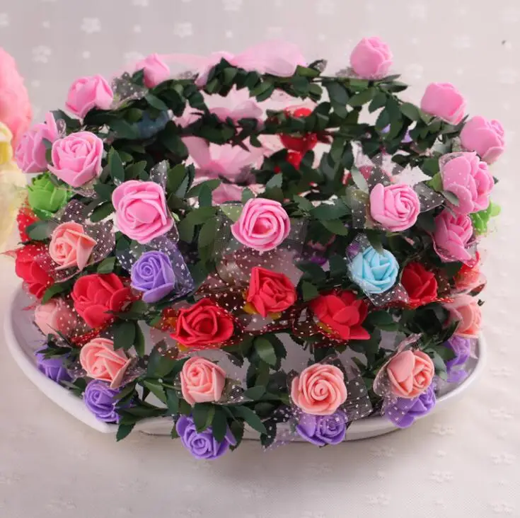 Популярная искусственная тиара пиона с цветочным орнаментом искусственное