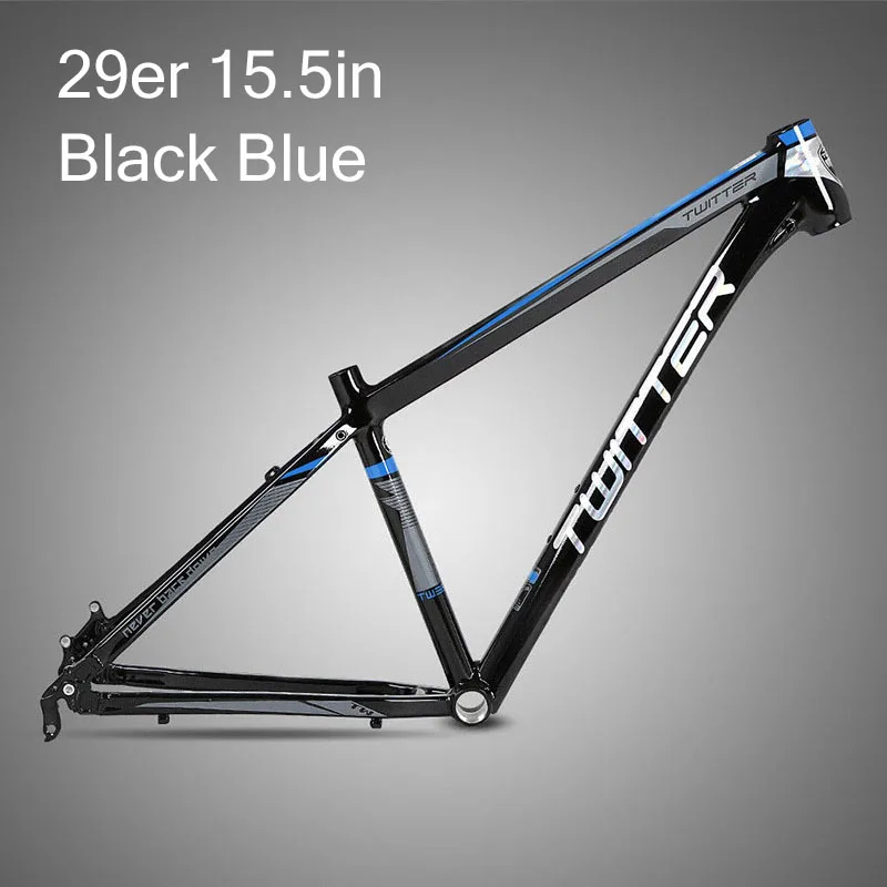 29erBlack Blue15.5in Твиттер 3900XC рама горный велосипед 15,5 17 19 дюймов горный велосипед Алюминиевый велосипед рамы для колес Размер 29er велосипедная Рама набор - Цвет: 29erBlack Blue15.5in