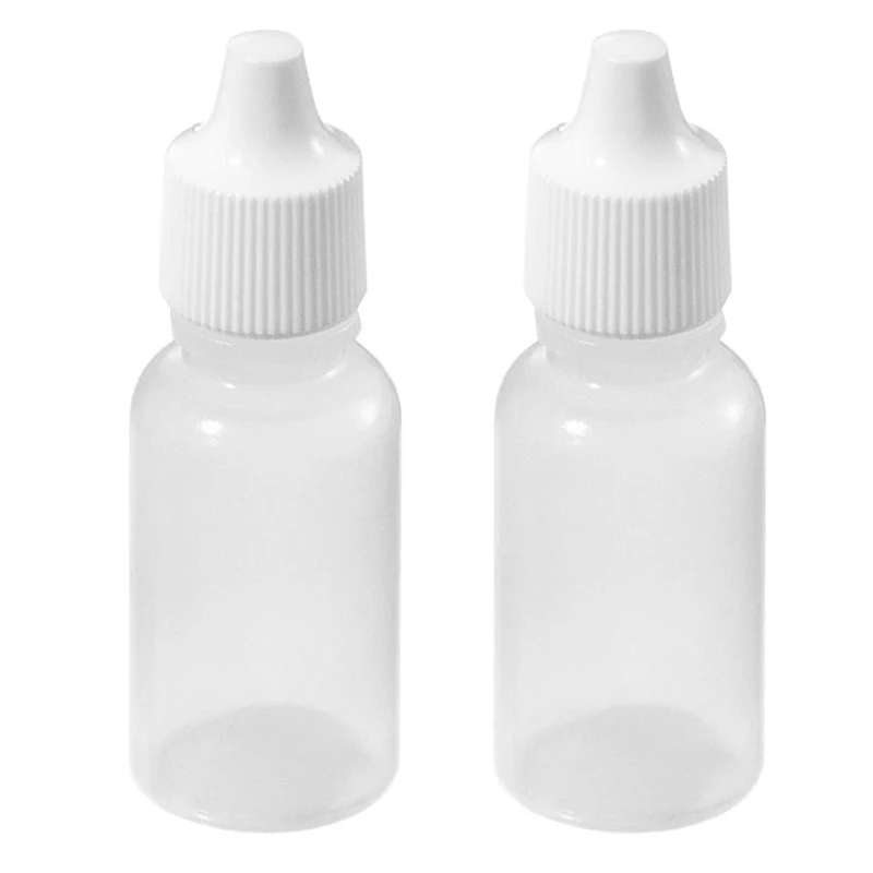 

100Pcs Empty Plastic Squeezable Dropper Bottles,15Ml & 10Ml