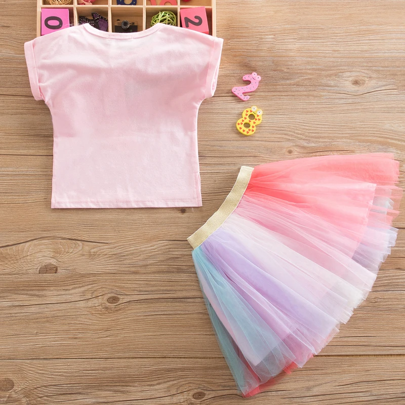 My Unicorn Dress for Girls Rainbow Long Sleeve Clothing Robe Fille Kid Costume Christmas New Year Vestido | Детская одежда и обувь