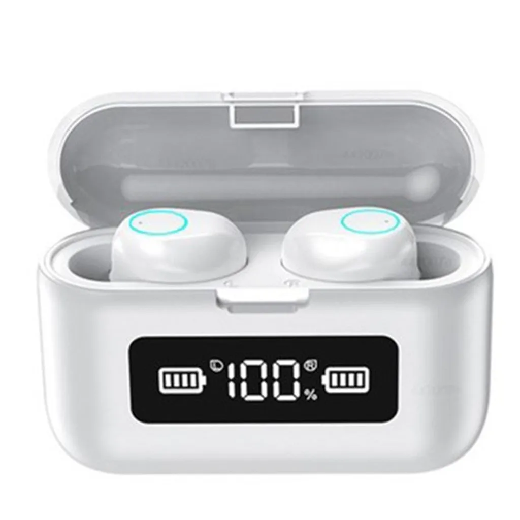 

Bluetooth Headset 5.0 In-ear Digital Binaural Call Stereo Waterproof LED Display