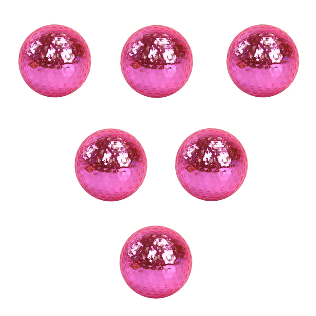 6 шт. Премиум двухслойный мяч для гольфа игры в гольф подарок Клубные аксессуары