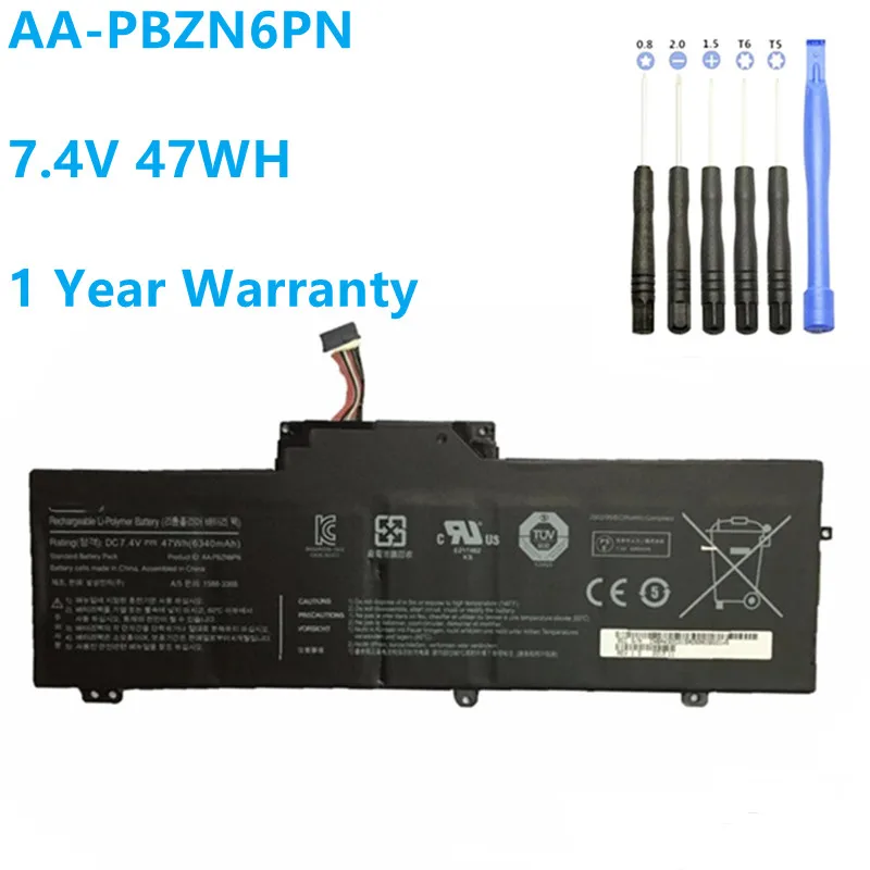 New AA-PBZN6PN Laptop Battery for Samsung 350U2B 350U2A NP350U2A NP350U2B Series BA43-00315A AA-PBZN6PN 7.4V 47Wh