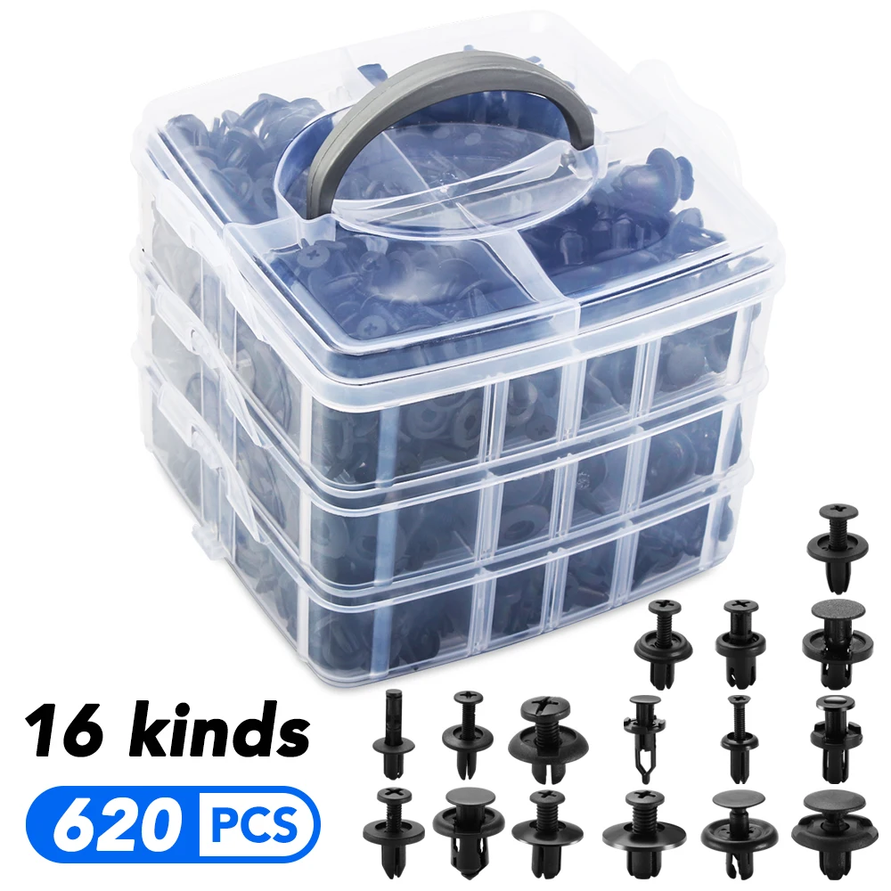 Автомобильные крепежные зажимы Смешанная отделка двери панель бампер заклепки