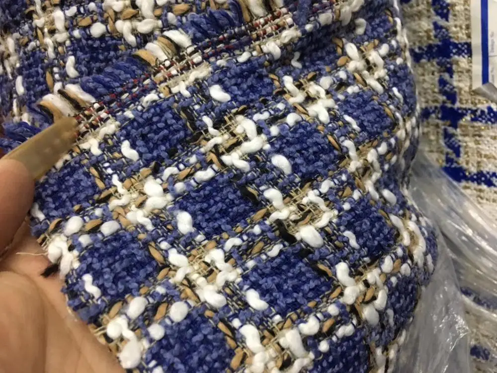 Бесплатная доставка проверка ткани из твида цена за 1 метр 59 дюймов | Дом и сад