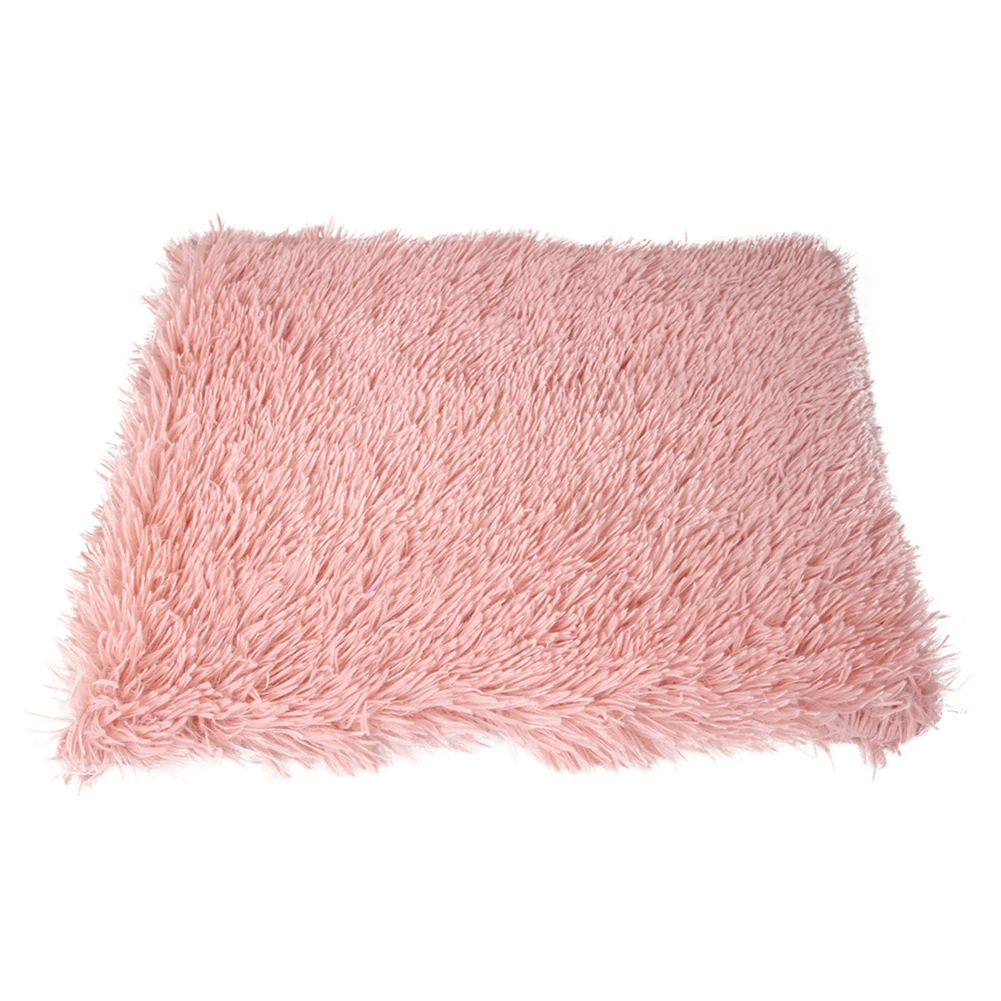 Winter Pet Dog Puppy Cats Soft Sleeping Bed Mat Fluffy Cushion Mattress Skin-friendly Kitten Blanket Supplies | Дом и сад