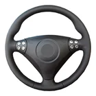 Чехол рулевого колеса автомобиля для Mercedes Benz SLK класса W170 W171 SLK C230 Komp по индивидуальному заказу рулевого Обёрточная бумага из микрофибры