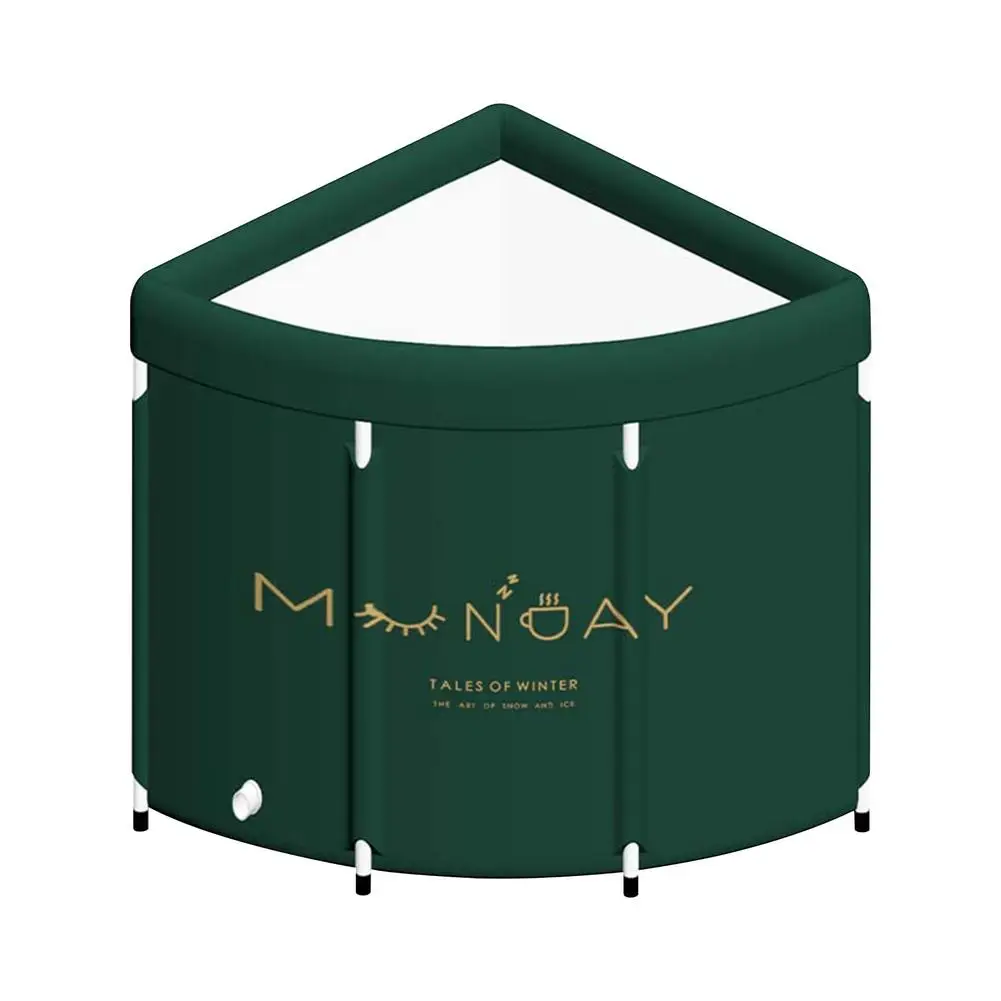 

Portable Foldable Bathtub Ice Bath Tub For Athletes Family Bathroom Spa Tub Soaking Standing Bath Tub 2 Person Hot Tub Port