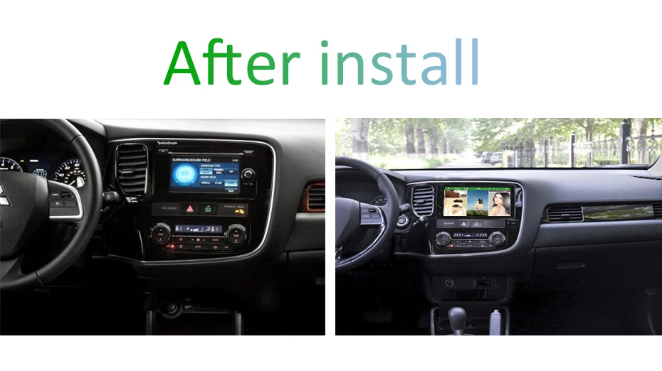 2 Din Android 9,0 4G+ 64G 8 ядерный автомобильный dvd Радио Видео gps аудио для Mitsubishi outlander lancer asx 2012 2013 obd2 DSP ips fm
