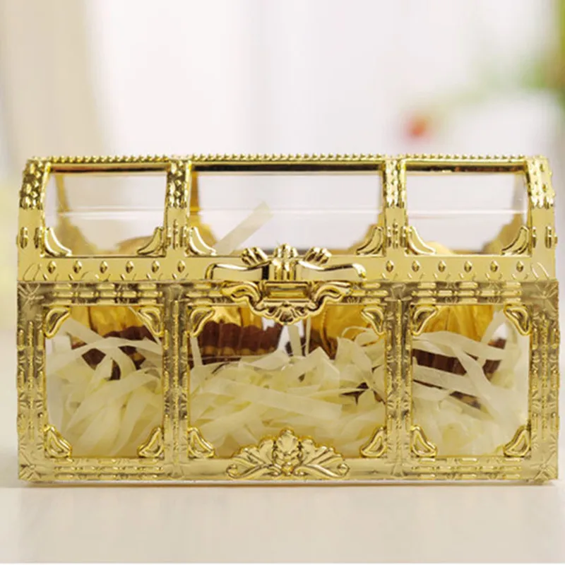 Коробка для конфет с сокровищами коробка подарков прозрачная Свадебная
